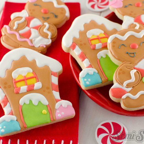 gingerbread house cookies title