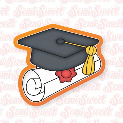 Graduation Platter Cookie Cutter Single | Semi Sweet Designs