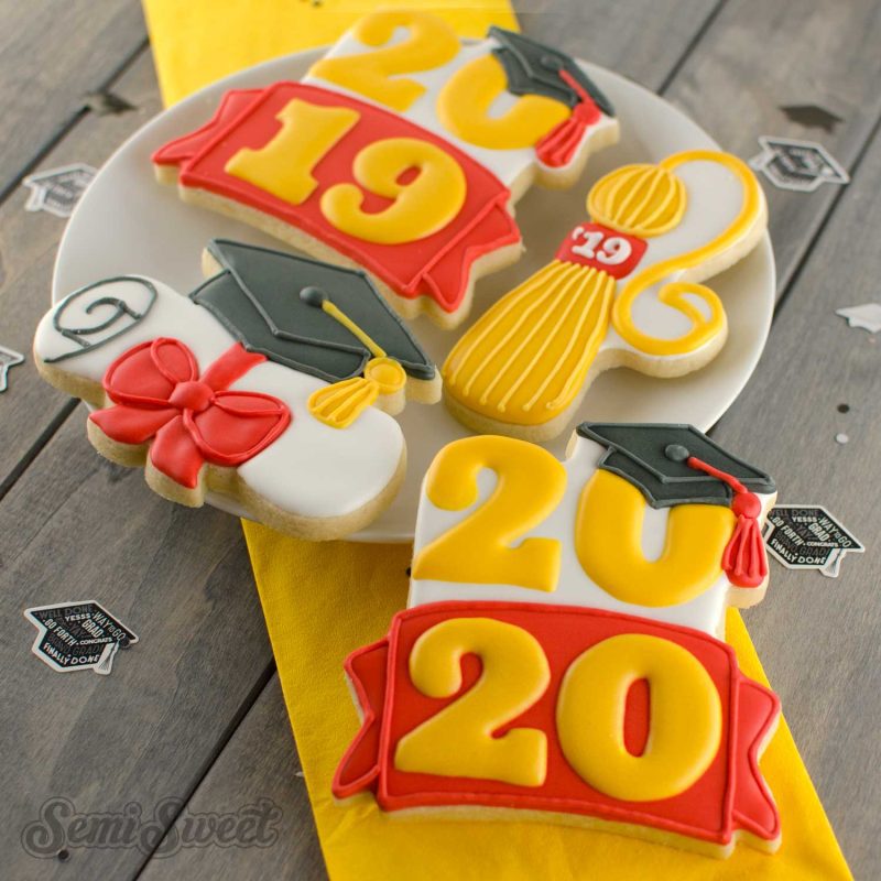 graduation cookies 2020