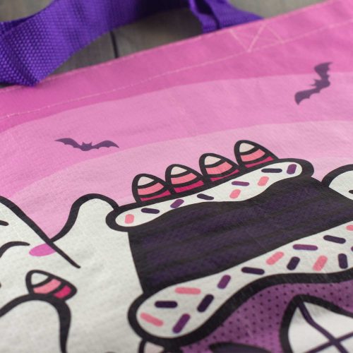 halloween tote upclose