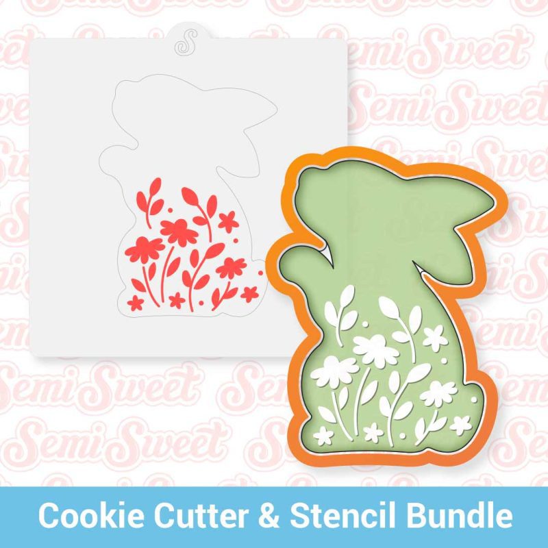 happy easter bunny cutter stencil bundle