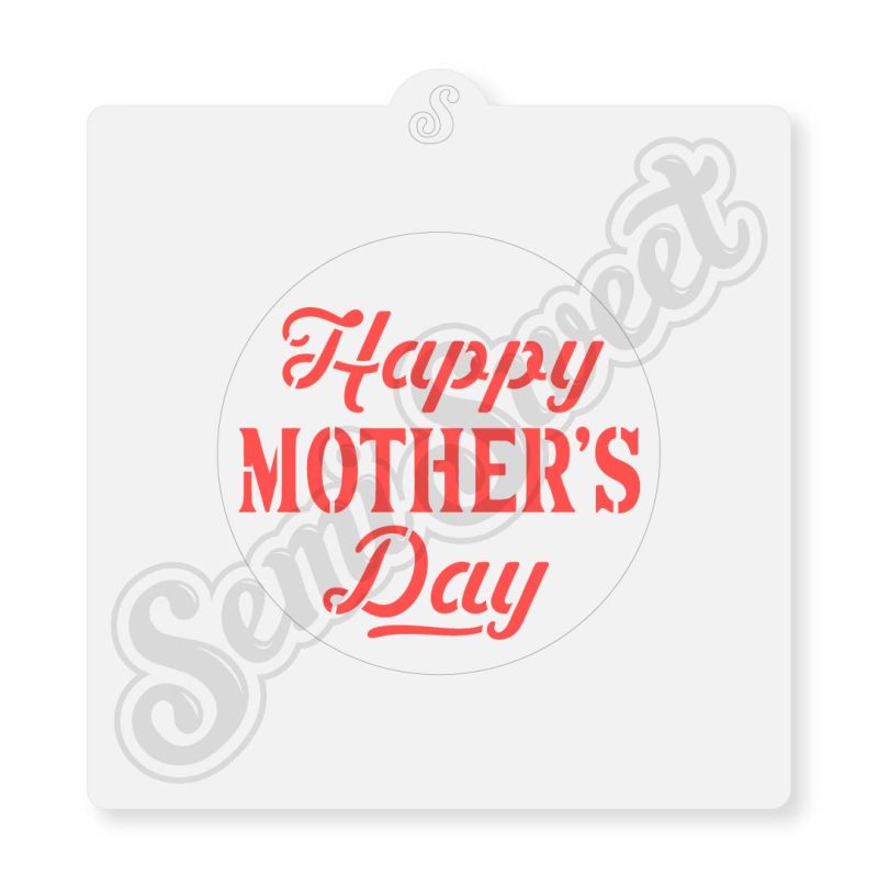 happy mothers day stencil