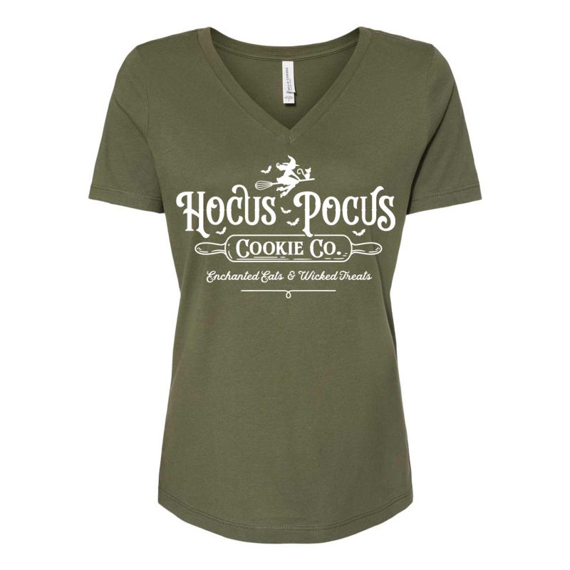 hocus pocus cookie co bc vneck military green 44ffb555 c215 4e8f 8f54 354069855596