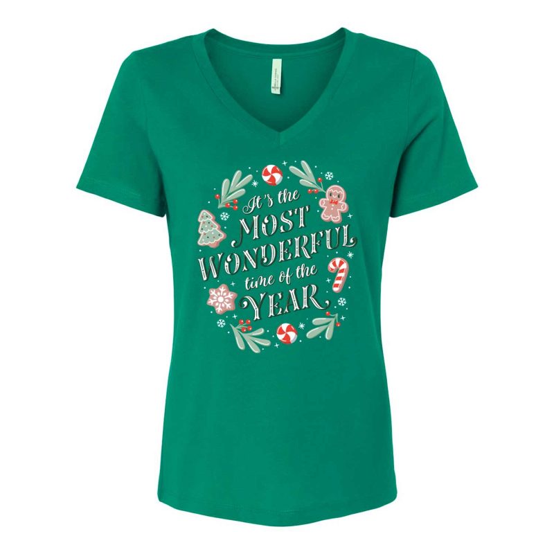 its the most wonderful time of the year kelly green vneck