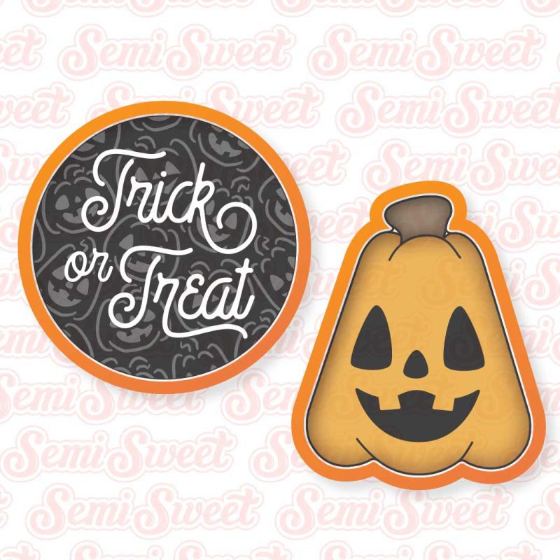 pumpkin platter cookie cutter set