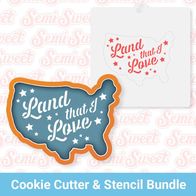 land i love cutter stencil bundle