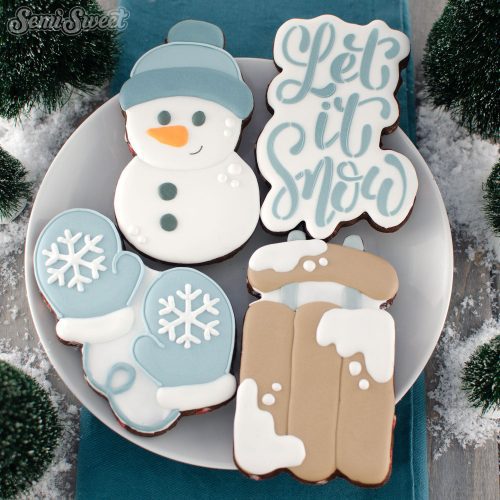 let it snow cookie set