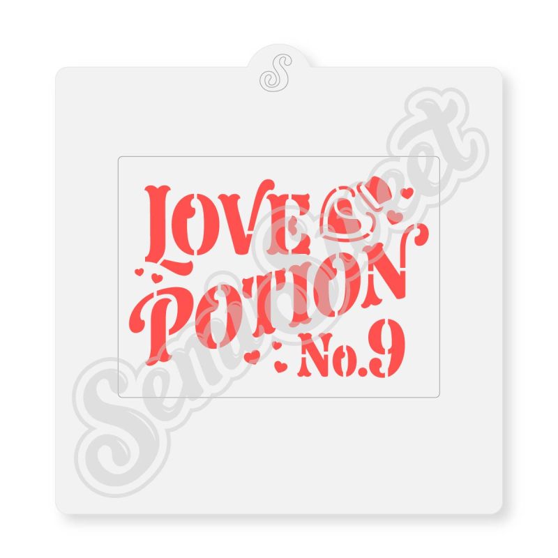 love potion stencil