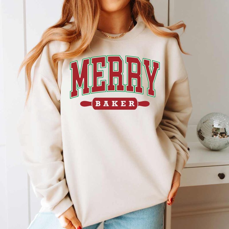 merry baker sweatshirt sand