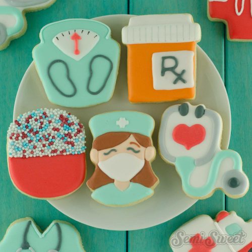 nurse medical mini cookies set2 95603436 6a30 4b61 8b70 1e2dc051e1e2