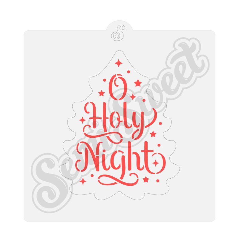 o holy night stencil