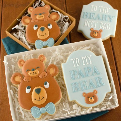 papa bear cookies box