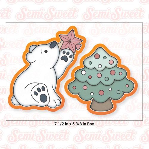 polar bear star tree set box