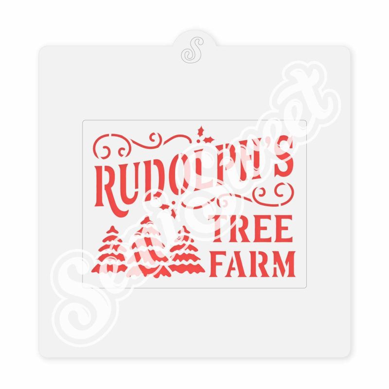 rudolph tree farm sign