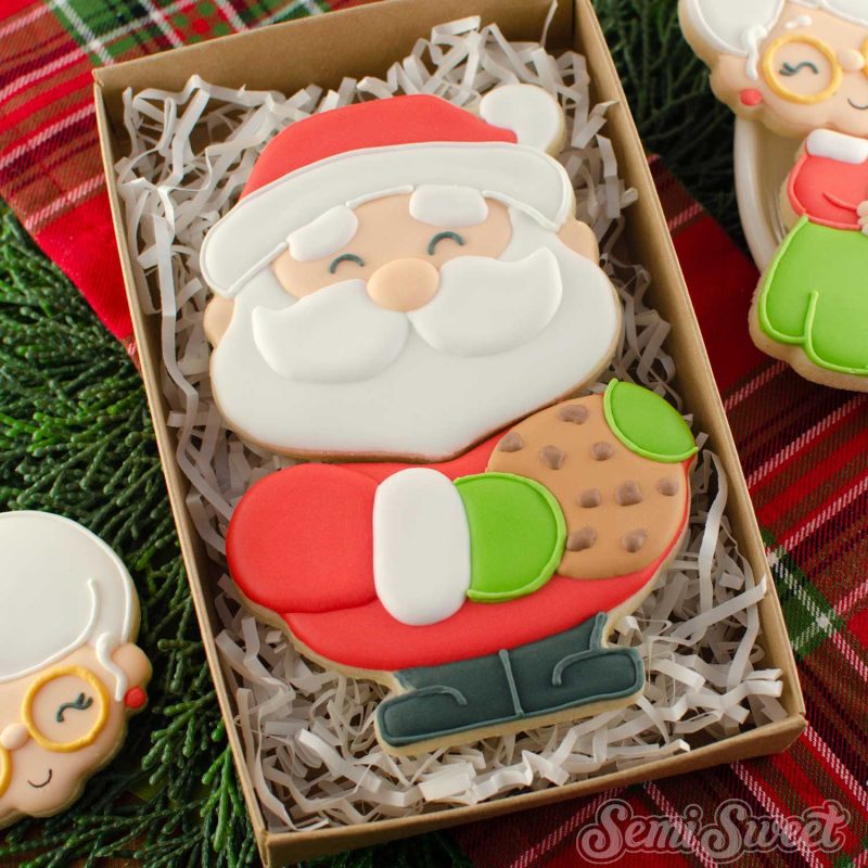 santa claus cookie square 1