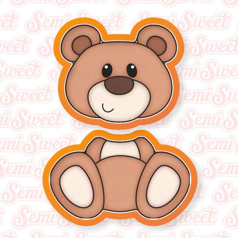 sitting bear boy 2pc