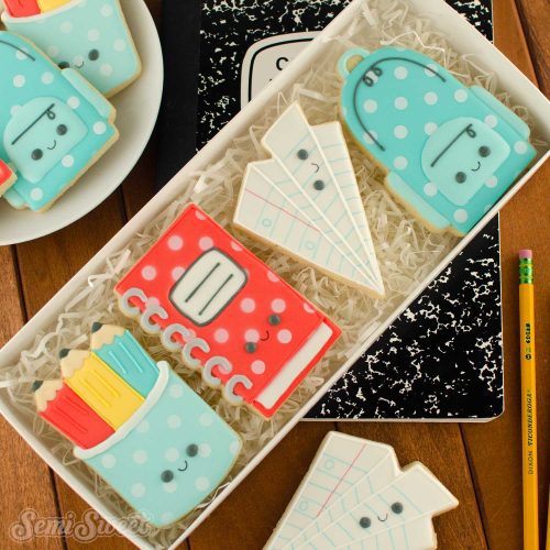 spiral notebook cookies square