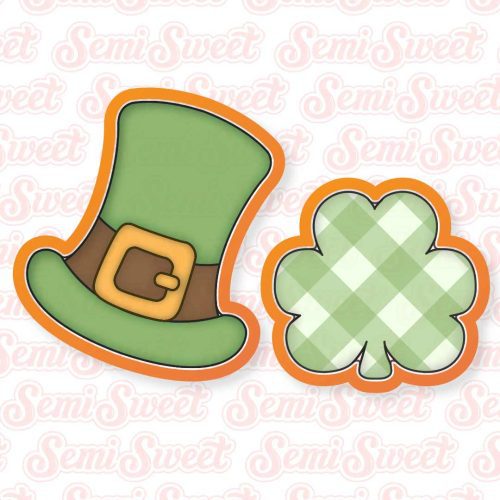 st patricks 2pc platter cutters