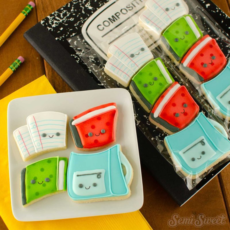 stackable backpack cookie set minis