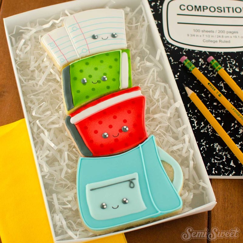 stackable backpack cookie set regular