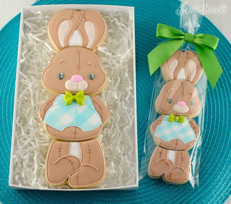 stackable bunny cookie set sizes