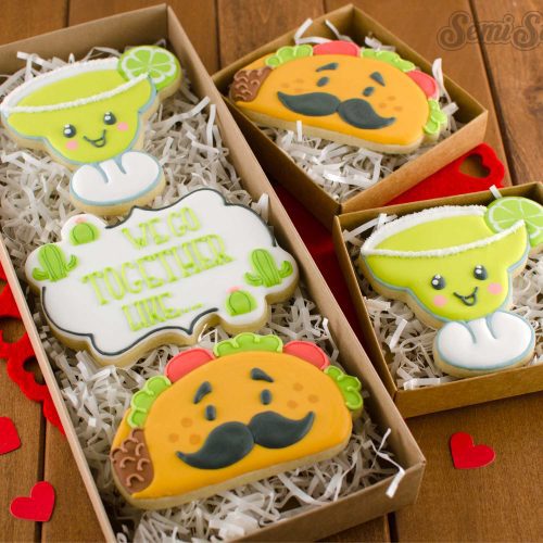 taco margarita cookies boxes