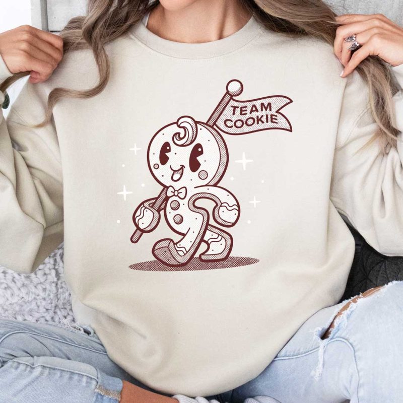 team cookie ginger Sweatshirt Sand