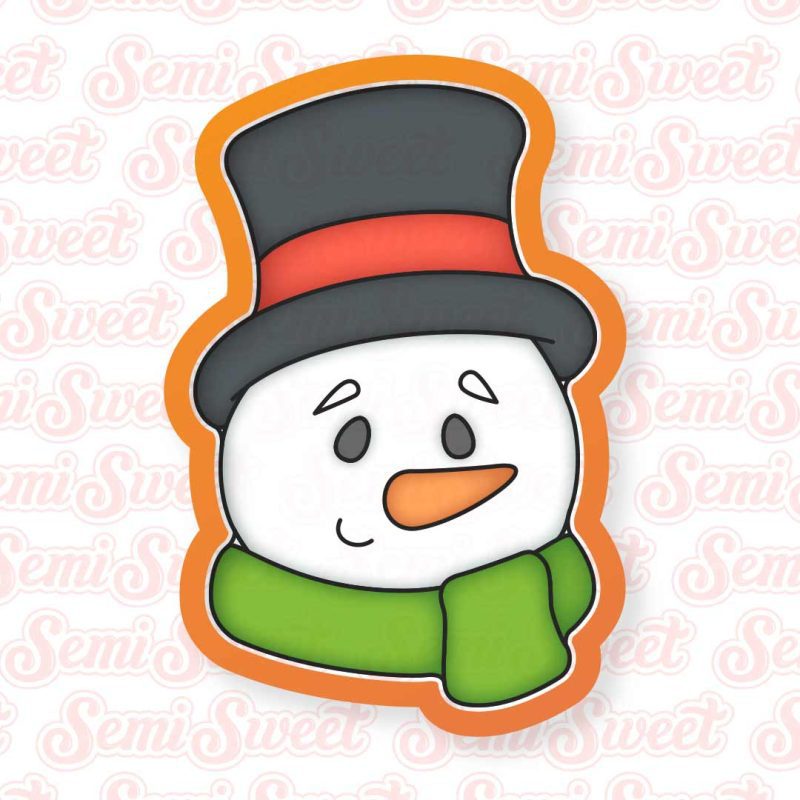 thin snowman face