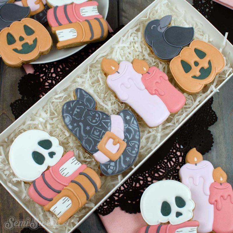 witch kit cookies square