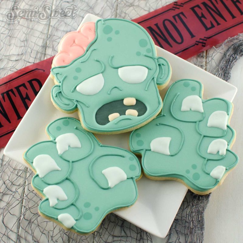 zombie cookie set square